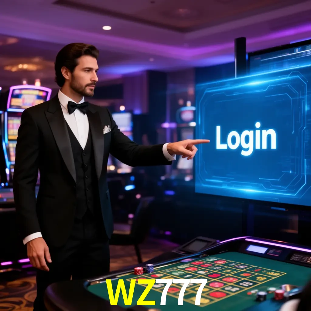 WZ777 Login - OTP, cuenta y soporte Pantalla WZ777 Login con OTP, contraseña, cuenta segura y soporte móvil
